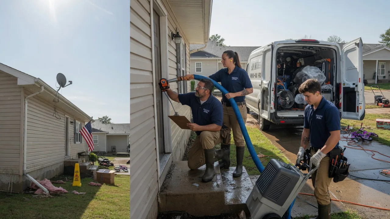 Ceiling Water Damage Restoration in Charles City, VA near me